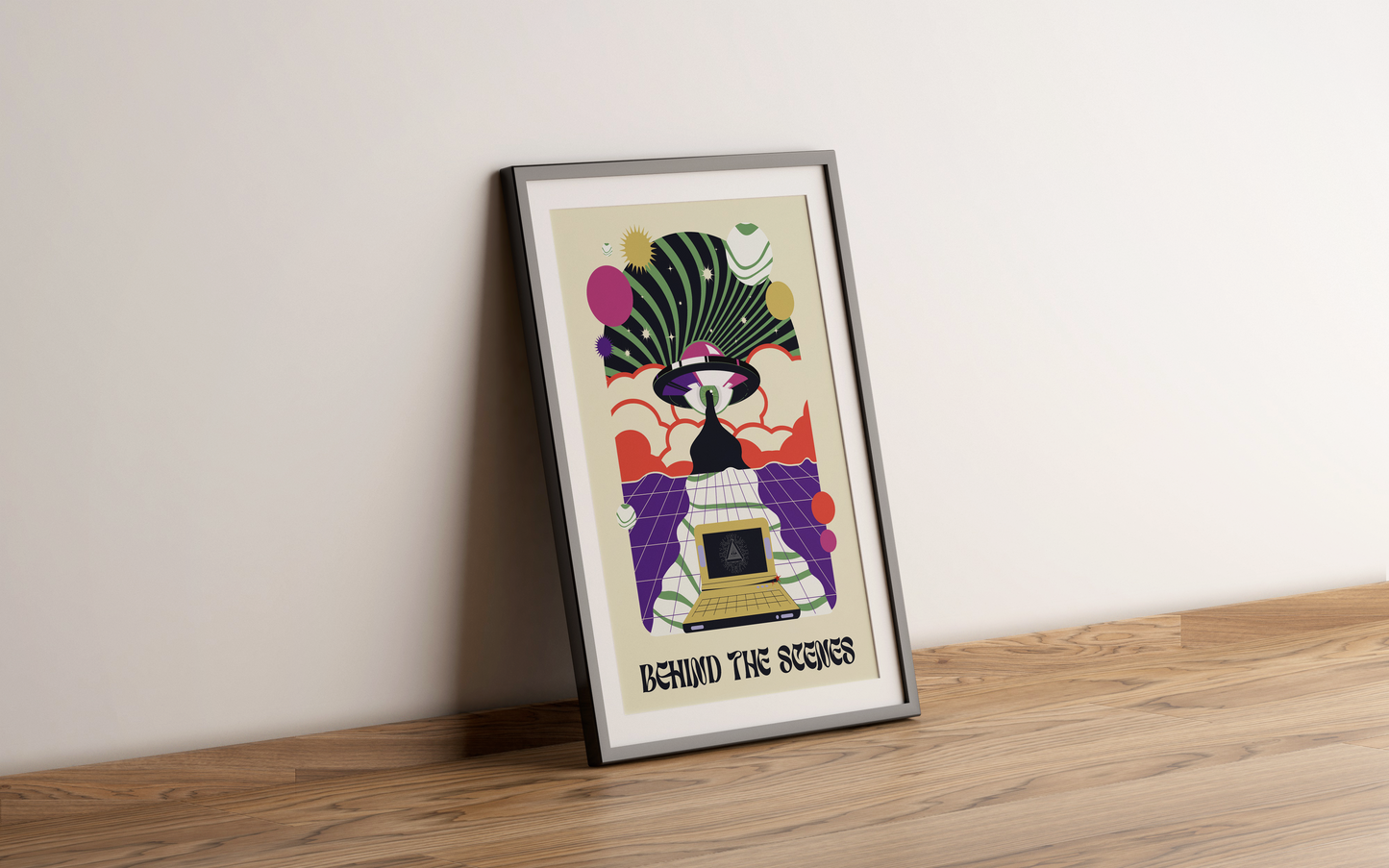 Affiche design - BEHIND THE SCENES