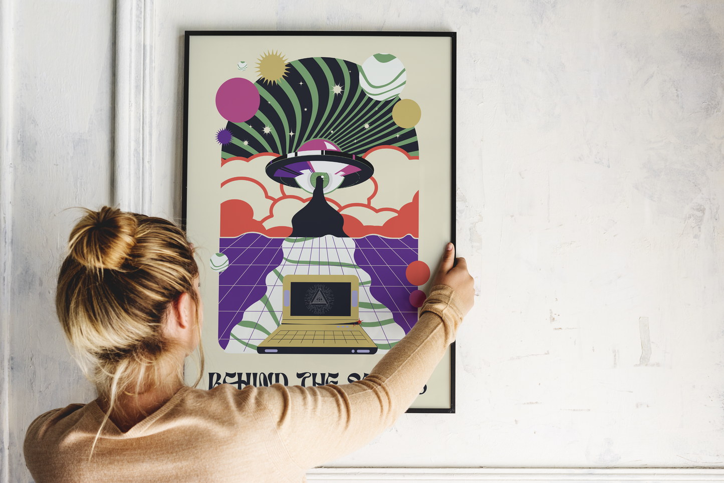 Affiche design - BEHIND THE SCENES