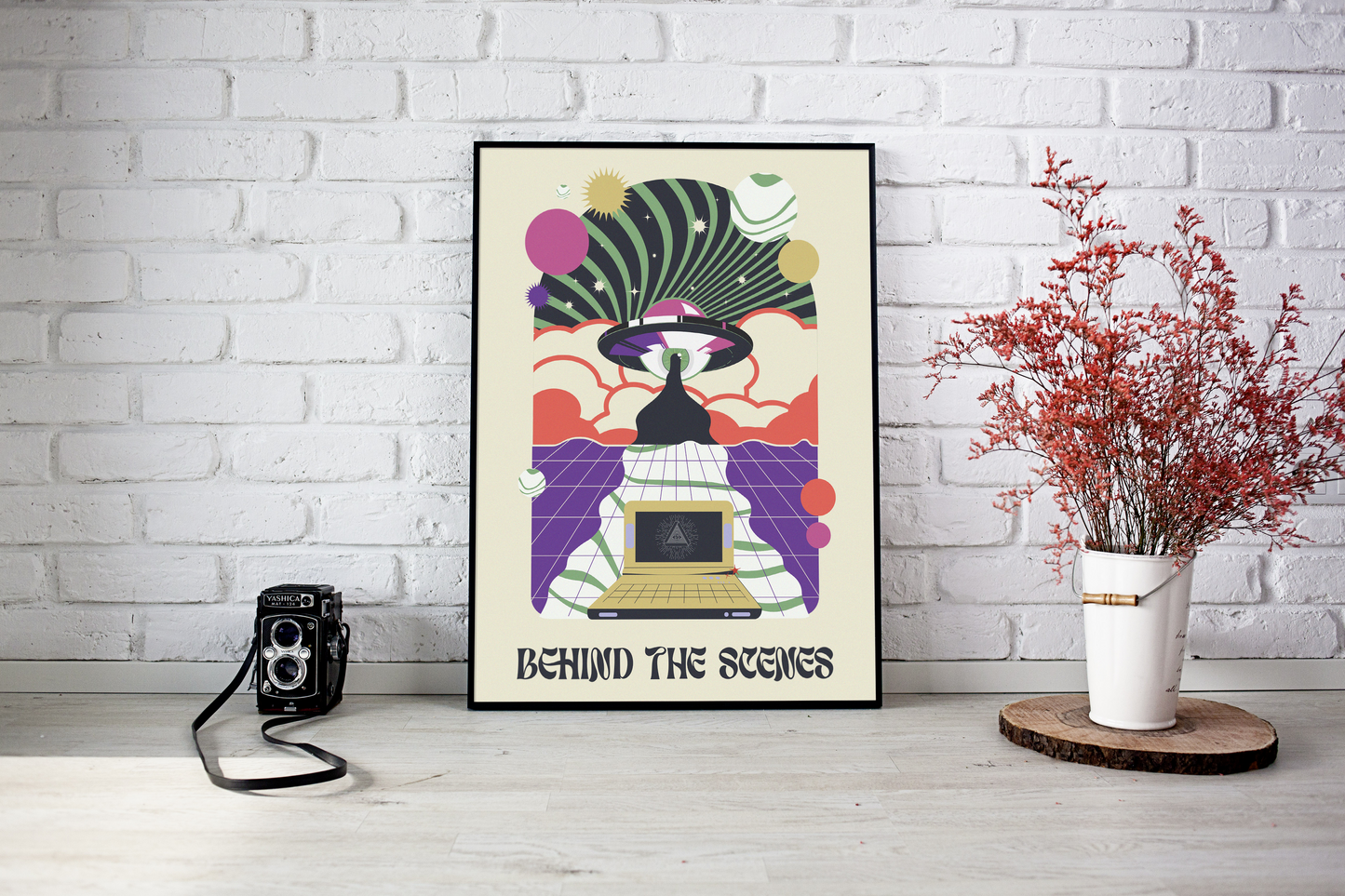 Affiche design - BEHIND THE SCENES