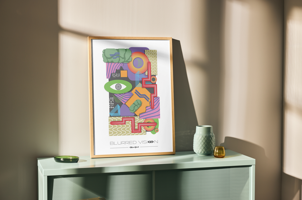 Affiche design - BLURRED VISION 2