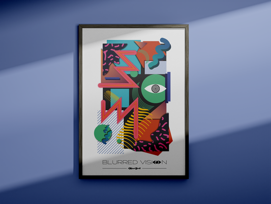 Affiche design - BLURRED VISION 1
