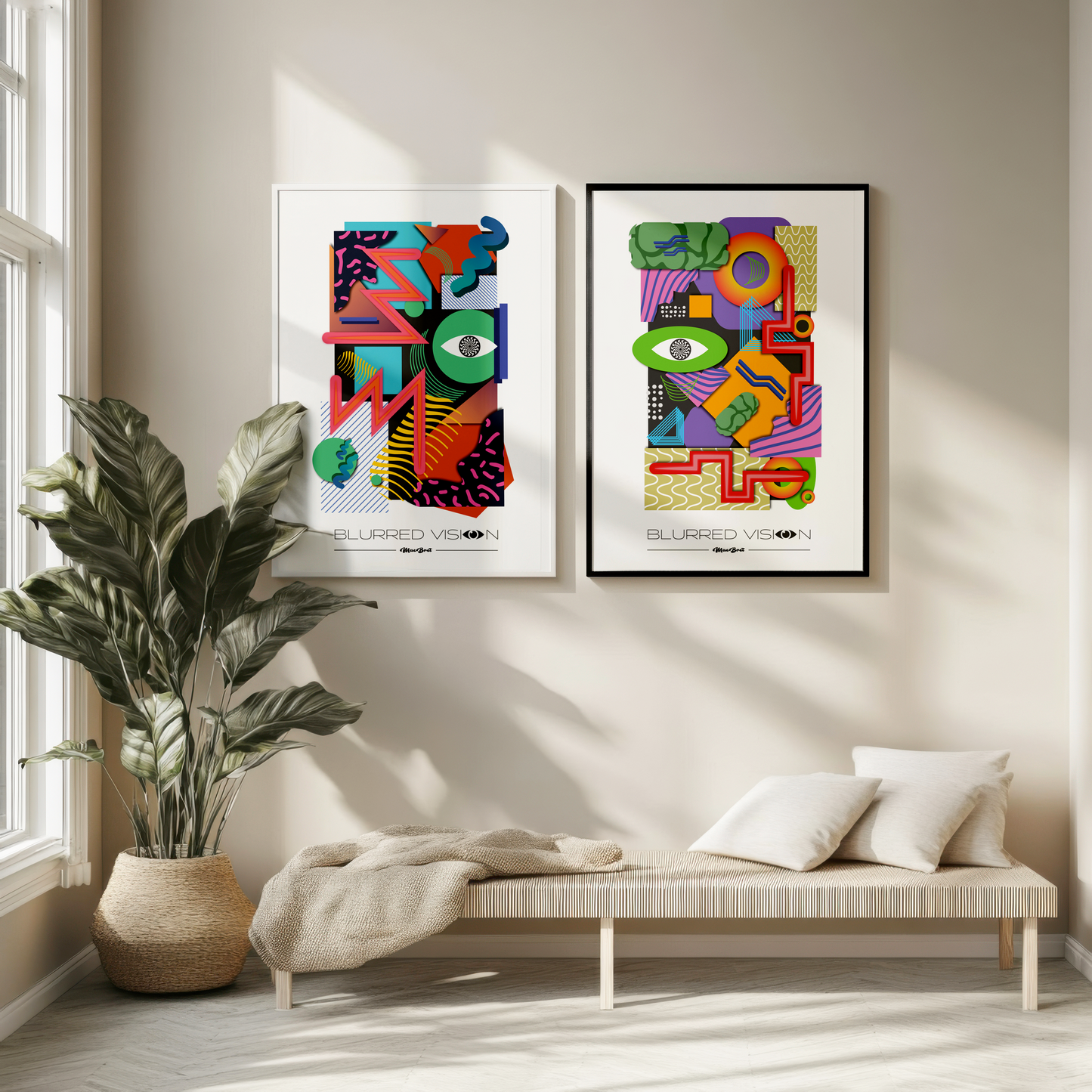 Affiche design - BLURRED VISION 1