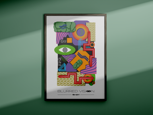 Affiche design - BLURRED VISION 2