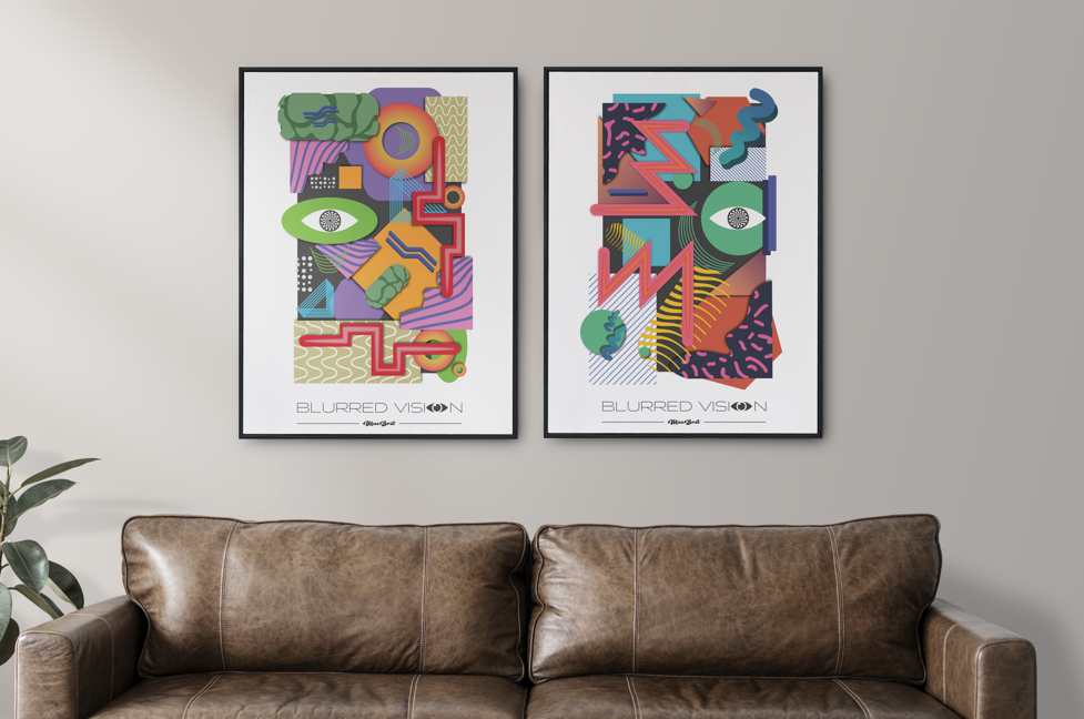 Affiche design - BLURRED VISION 2
